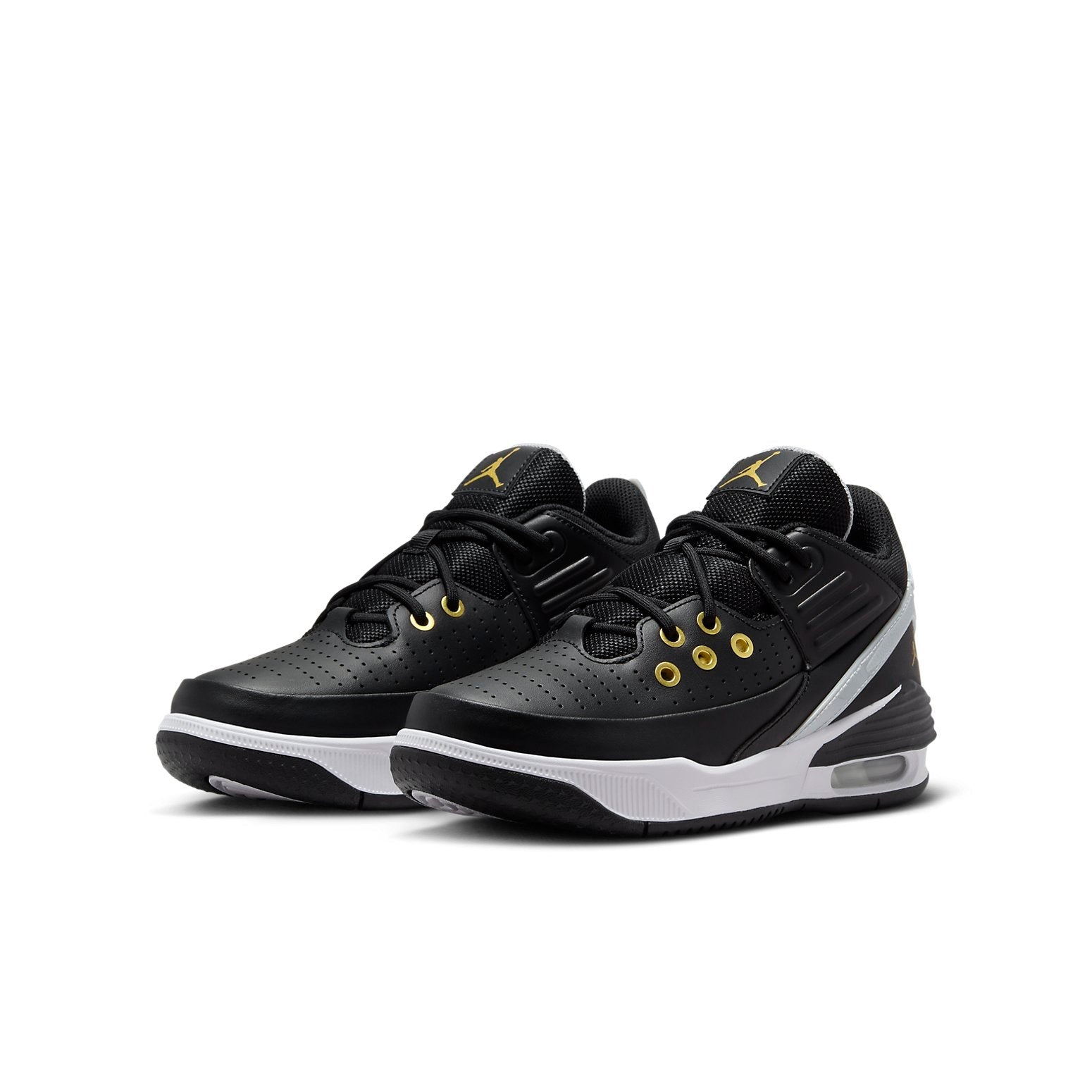(GS) Air Jordan Max Aura 5 'Black Grey Gold' DZ4352-017