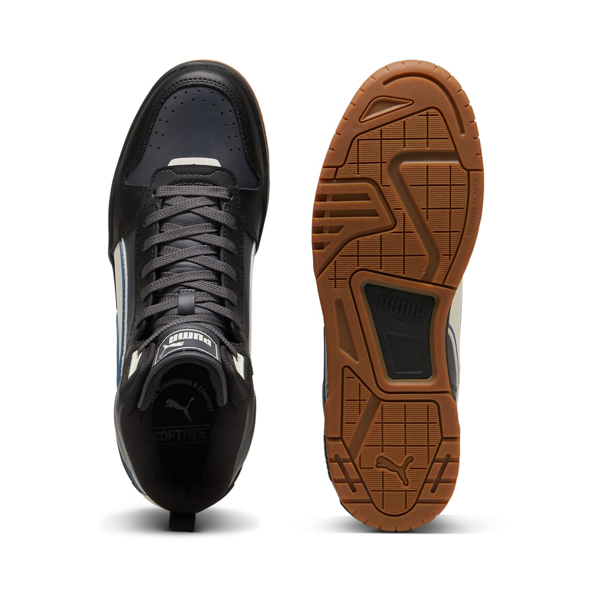 PUMA RBD Tech Mid 'Black White Gum' 396148-07