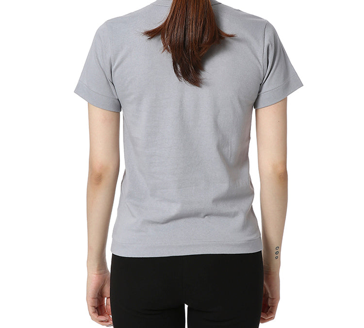 (WMNS) COMME des GARCONS PLAY Heart Logo Tee 'Grey' AZ-T211-051-3