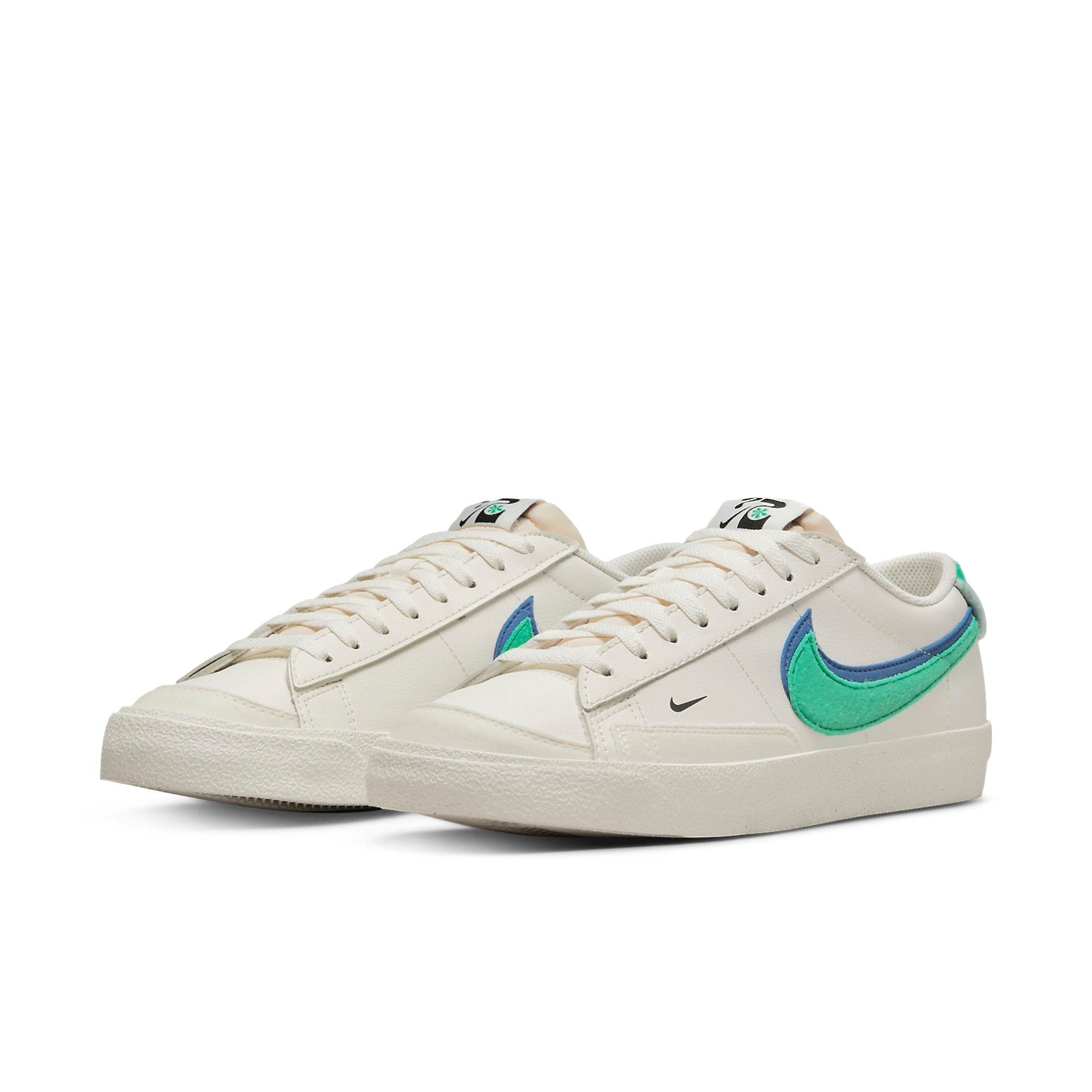 Nike Blazer Low '77 SE 'Double Swoosh - Phantom Green Royal' DO9777-001