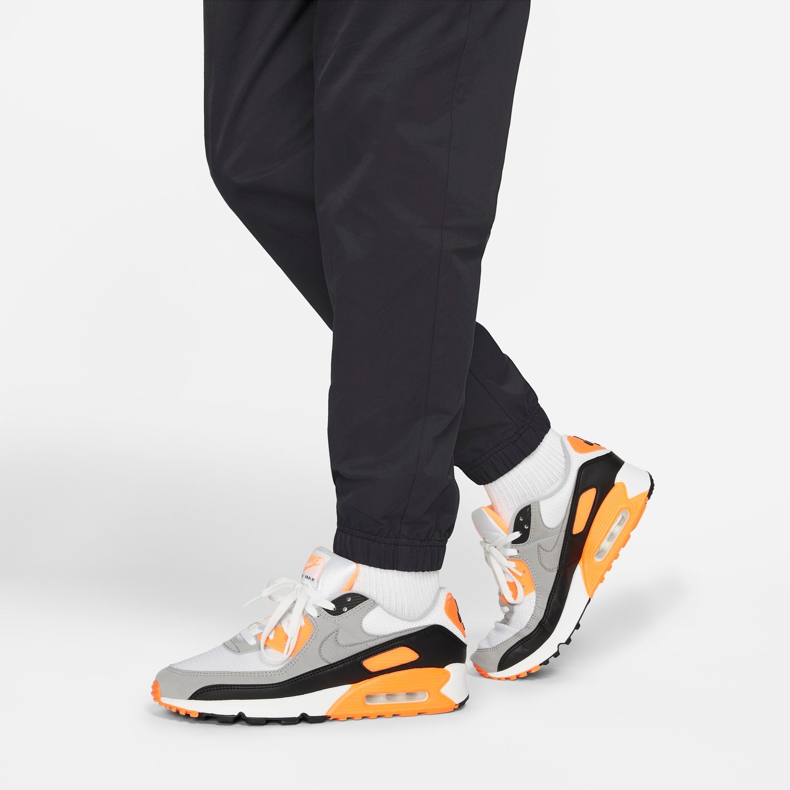 Nike Sportswear Woven Unlined Cuffed Track Pants 'Black' DD5310-010