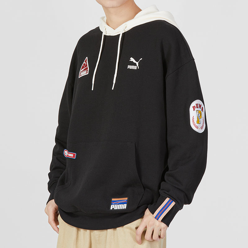 PUMA Team Badge Hoodie 'Black' 677377-01