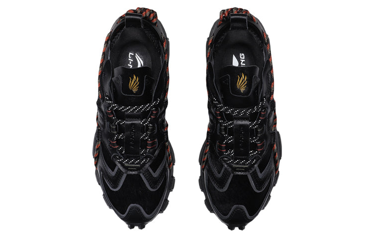 (WMNS) Li-Ning Counterflow Low x Dunhuang Museum 'Black' AGCQ622-5