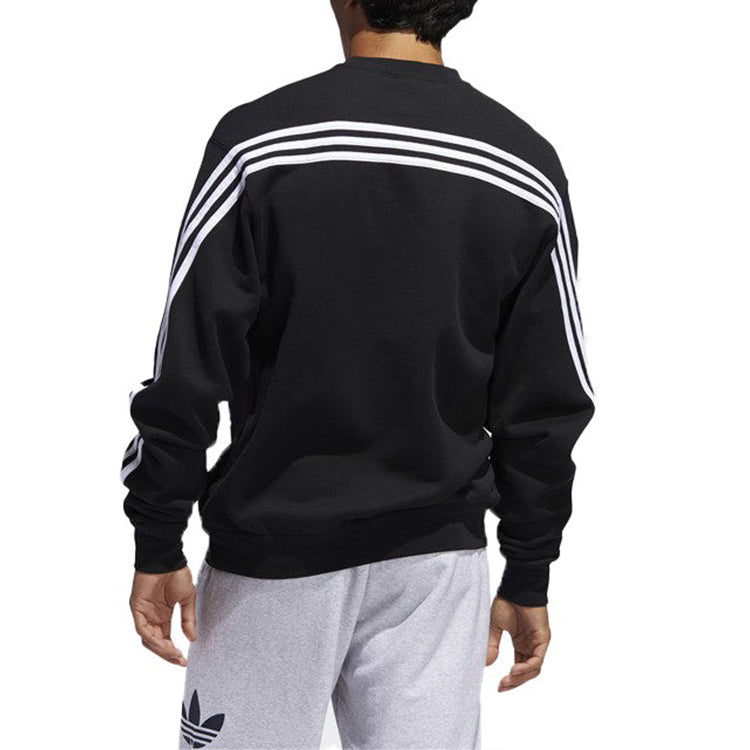 adidas originals 3-Stripes Wrap CR Crewneck Black FM1522