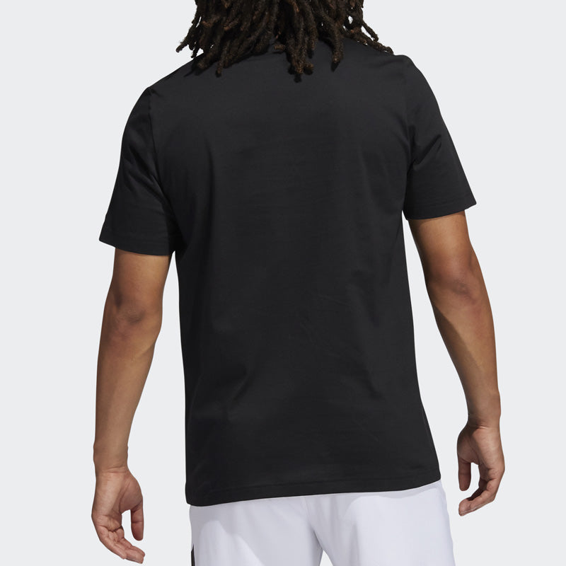 adidas SHANGHAI Basketball Sports Short Sleeve Black GL4427