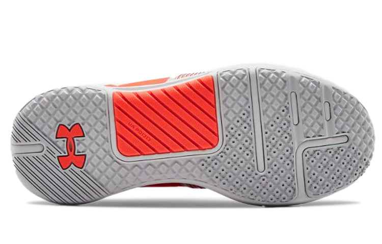 (WMNS) Under Armour HOVR Rise 'Halo Grey Orange' 3022208-106