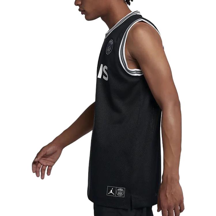 Air Jordan x PSG Ici Cest Paris Jersey 'Black' BQ4207-010