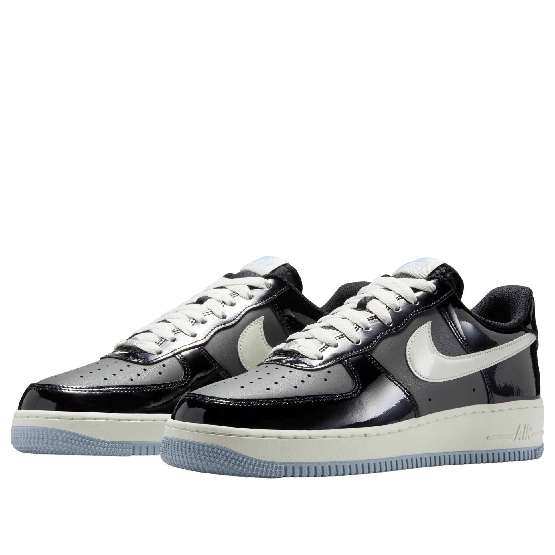 Nike Air Force 1 Low 'Black Iron Grey Patent' IB7676-001