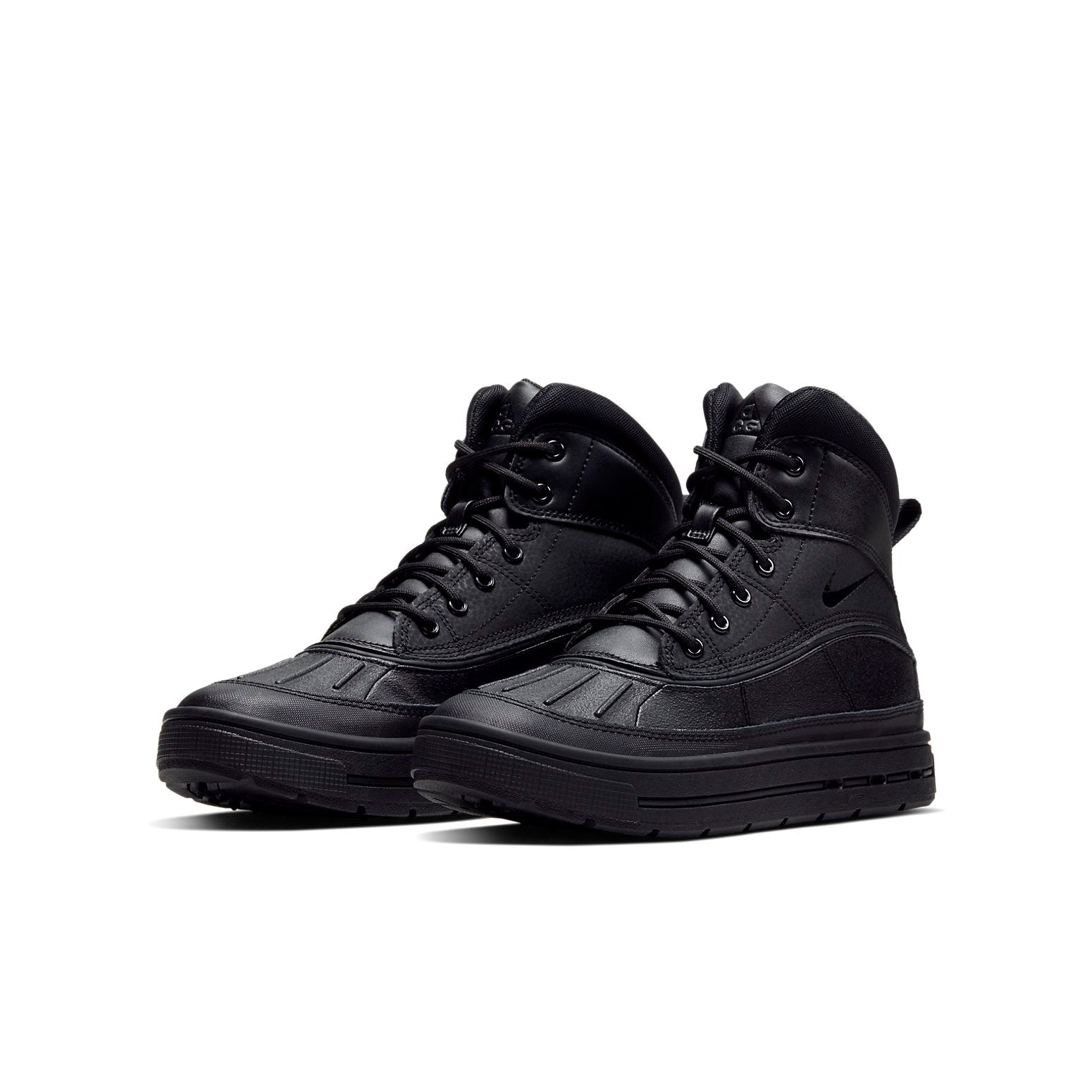 (GS) Nike Woodside 2 High 'Triple Black' 524872-004