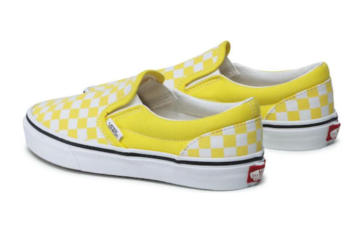 (GS) Vans Classic Slip-On Synthetic Shoes 'Yellow White' VN0A4UH8ABP