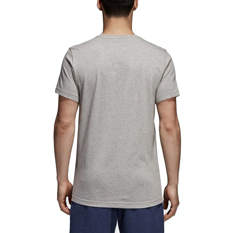 Men's adidas Sports Short Sleeve Gray T-Shirt CV4506