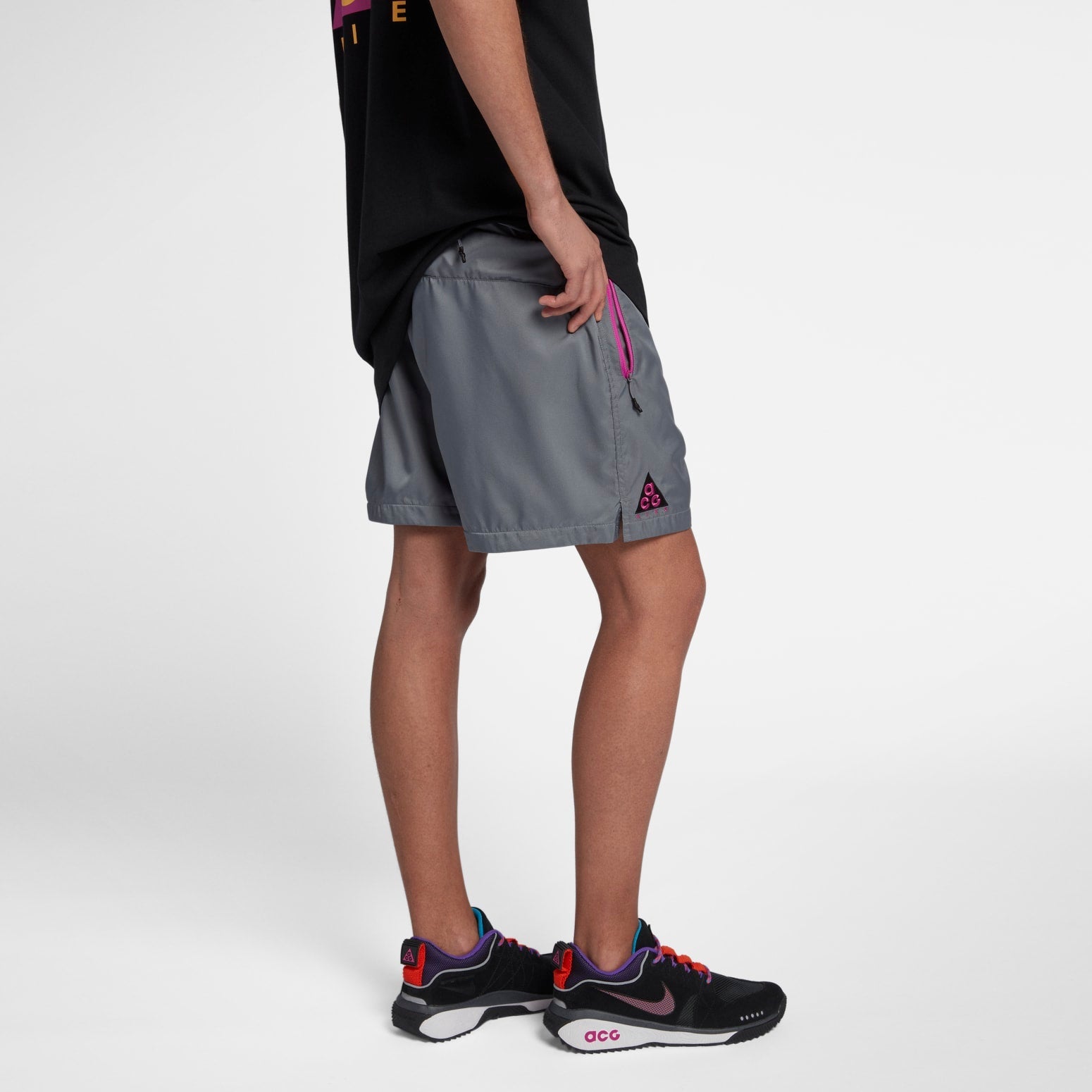 Nike ACG Woven Short 'Grey Anthracite Magenta' AO8272-065