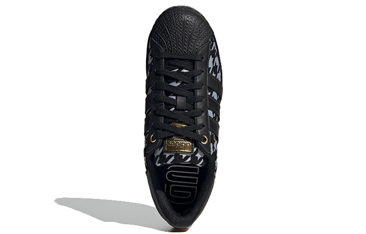 (WMNS) adidas originals Superstar Bold 'Black Gray' FW2503