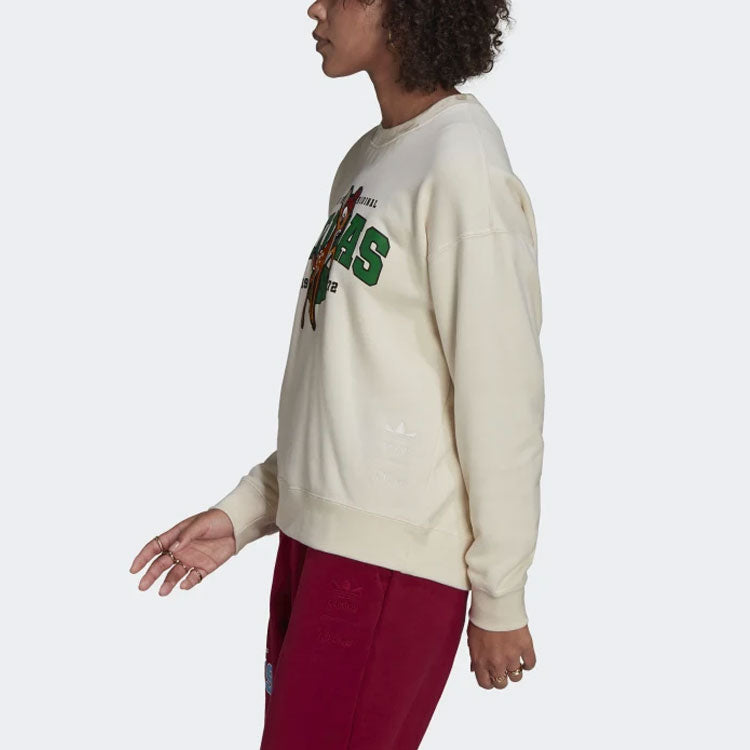 (WMNS) adidas Originals x Disney Bambi Pullover Sweatshirt 'Creamy White' HD2754