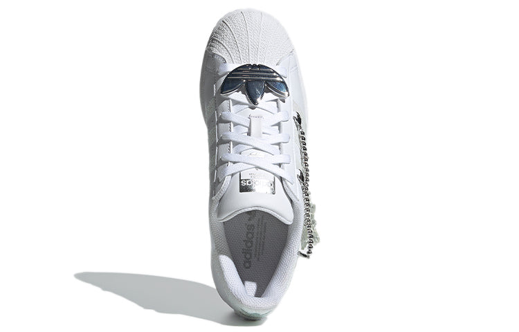 (WMNS) adidas originals Superstar For White/Silver/Grey GZ8404