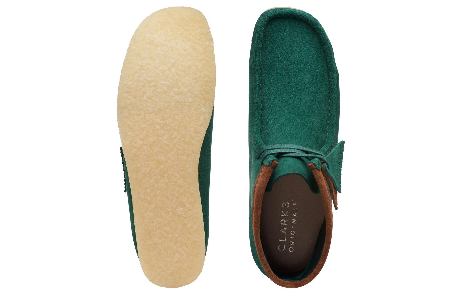 Clarks Wallabee Boots 'Dark Green' 26172249