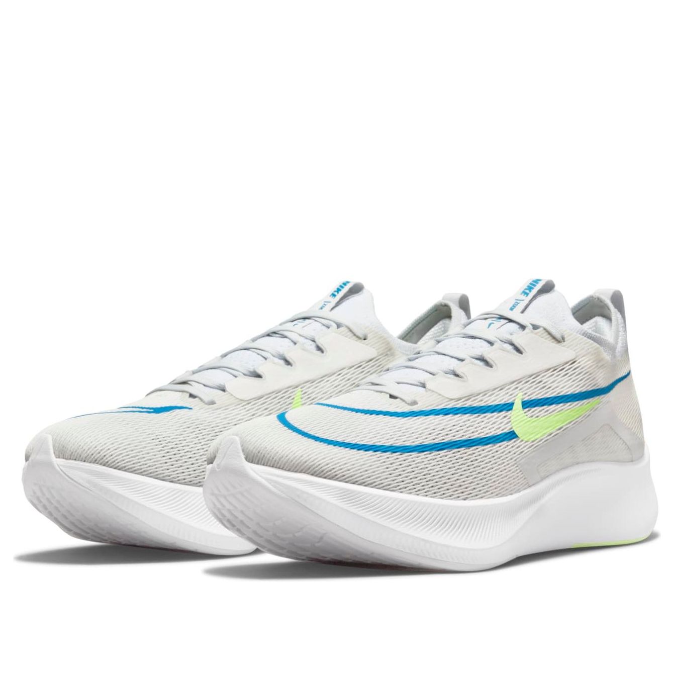 Nike Zoom Fly 4 'White Imperial Blue Lime Glow' CT2392-100