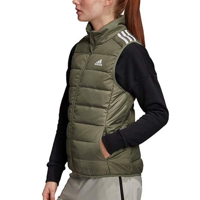 (WMNS) adidas Essentials Sleeveless Jacket  Asia Sizing 'Green' GH4587