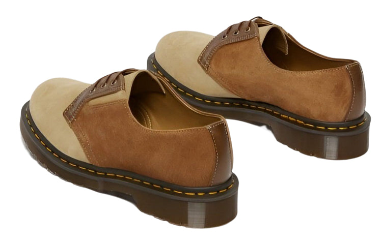 Dr. Martens 1461 Made in England Suede Oxford Leather Shoes 'Brown' 27511795