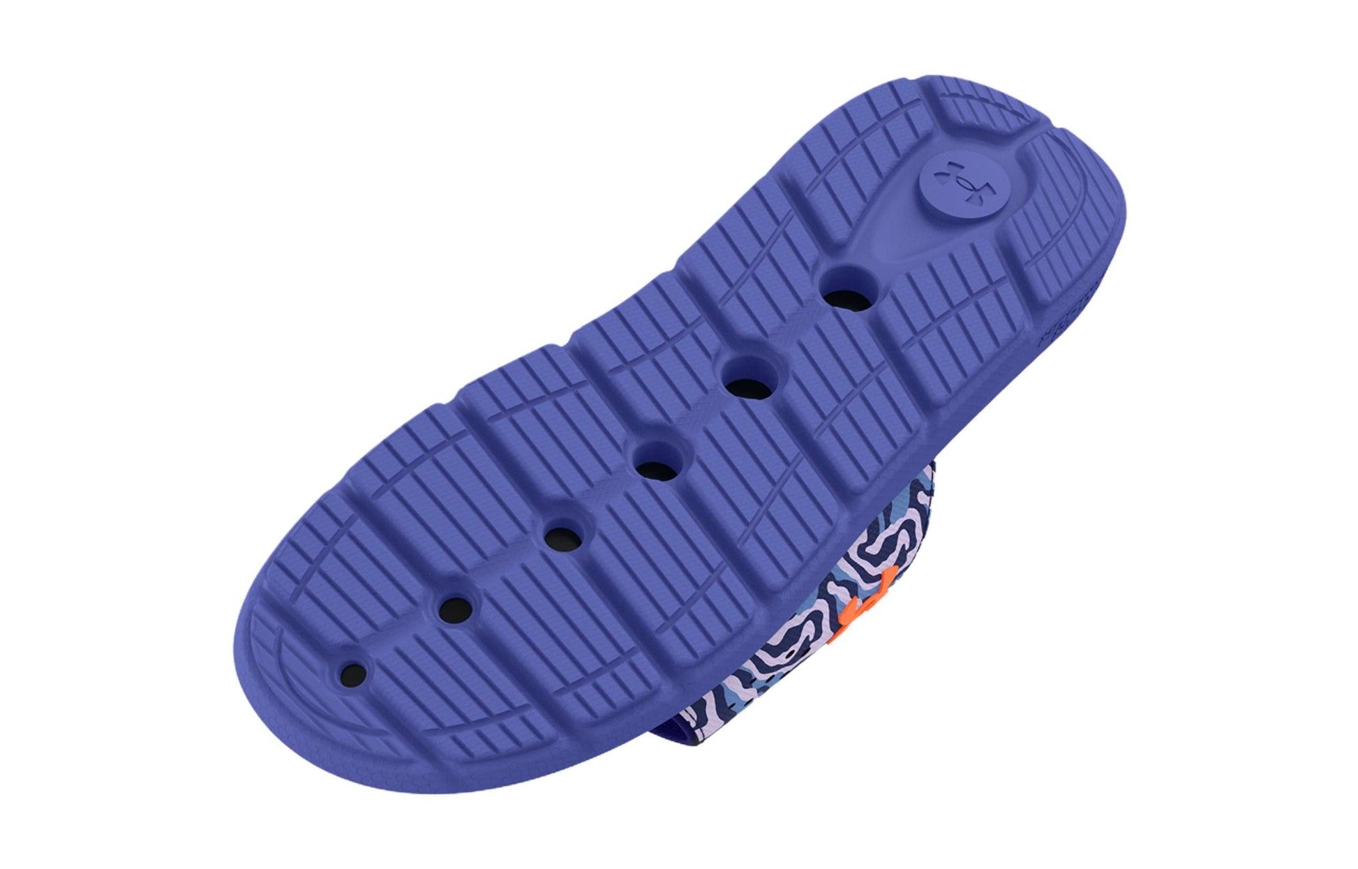 (WMNS) Under Armour UA Ignite Pro Graphic Strap Slides 'Blue Purple' 3026028-400