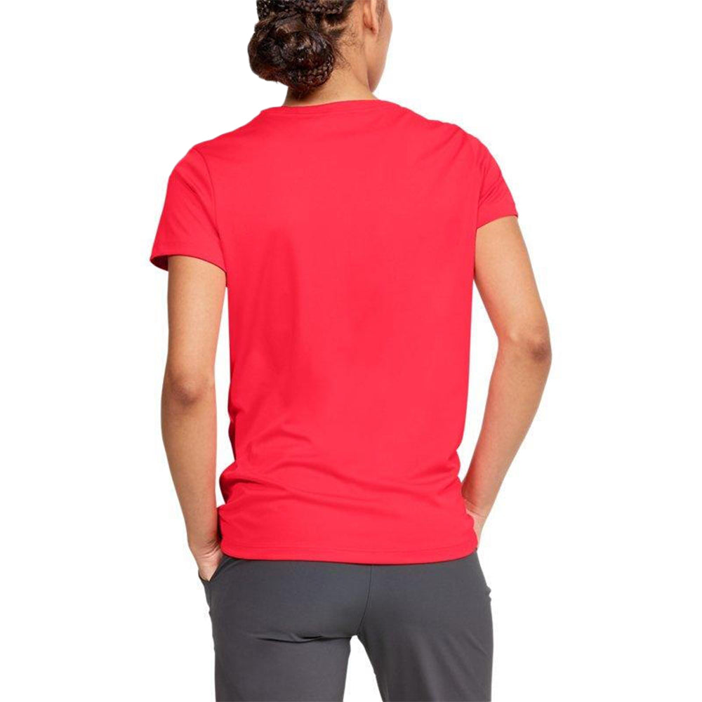 (WMNS) Under Armour Tech Series Training Sports Short Sleeve Red 1351962-628
