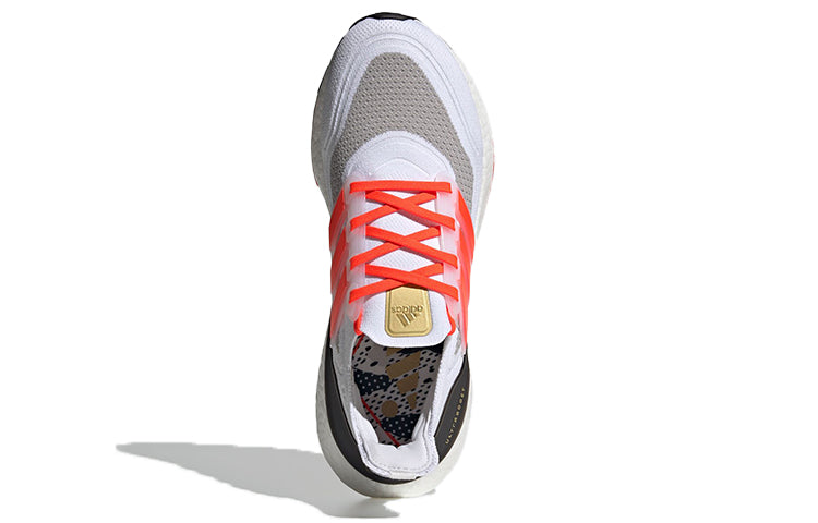 adidas Ultraboost 21 'White Solar Red' FZ1925