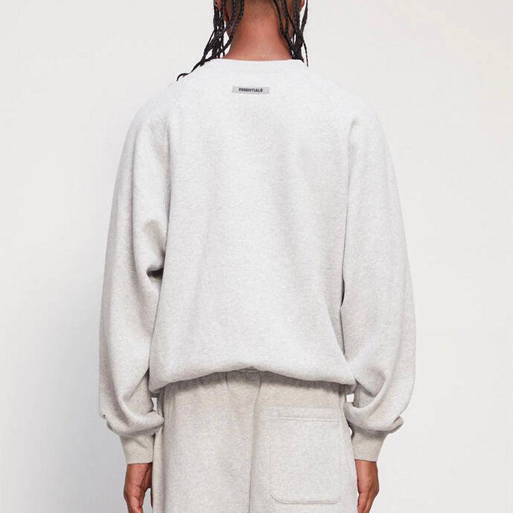Fear of God Essentials FW20 Core Crew Neck Sweatshirt 'Heather Grey' 0192250500224367
