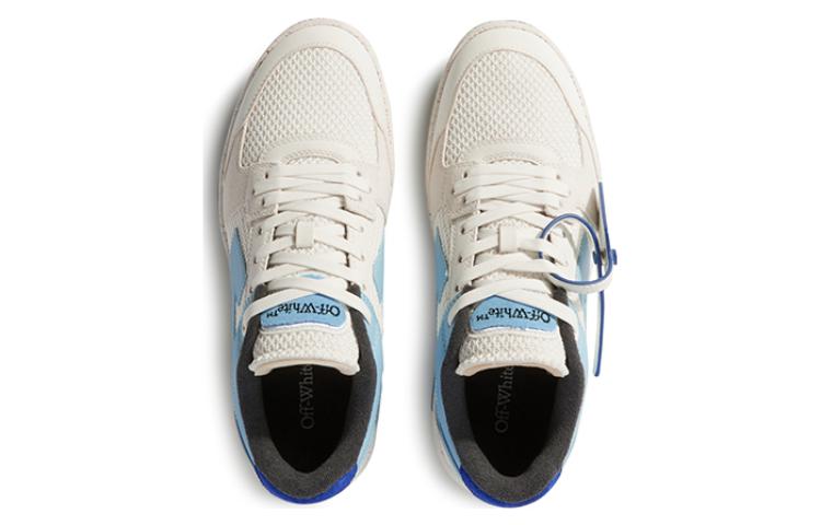 Off-White Slim Out Of Office Sneakers 'Blue White' OMIA243F23LEA0010140