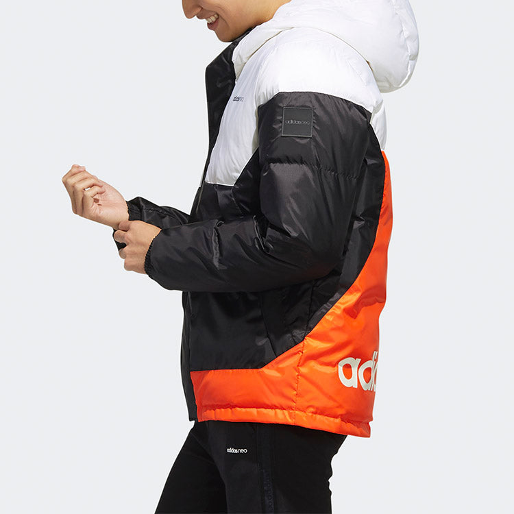 adidas neo protection against cold Stay Warm hooded down Jacket White EI4426