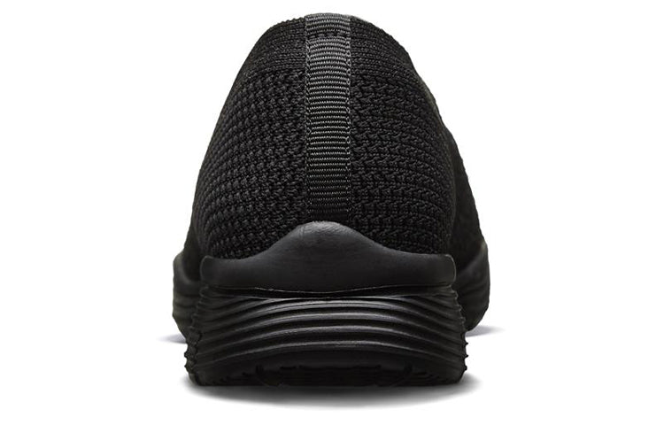 (WMNS) Skechers Seager Slip-on Shoes Black 49622-BBK