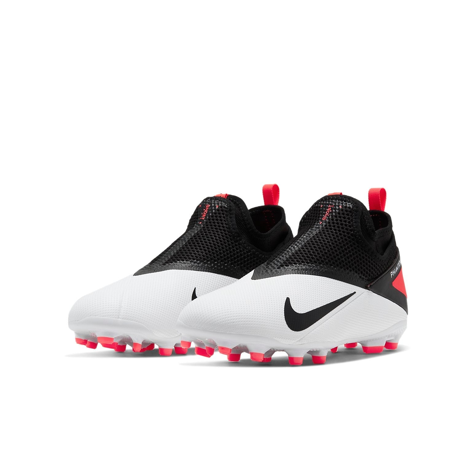 (GS) Nike Phantom Vision 2 Academy DF MG 'White Crimson Black' CD4059-106