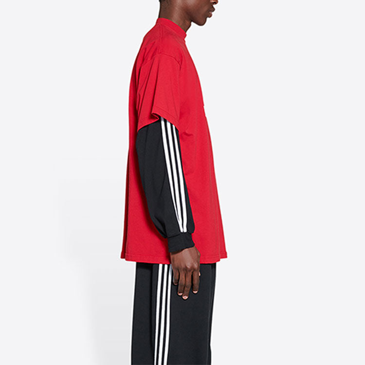Balenciaga x adidas Oversized T-Shirt 'Red' 712398TNVA66278
