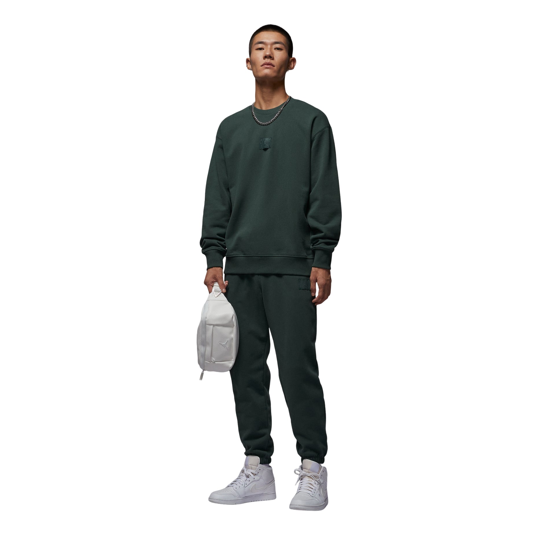 Air Jordan Flight Fleece Sweatshirt 'Midnight Green' FV7260-316
