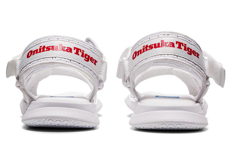 Onitsuka Tiger Ohbori Strap Sandals 'White Blue Red' 1183B305-100