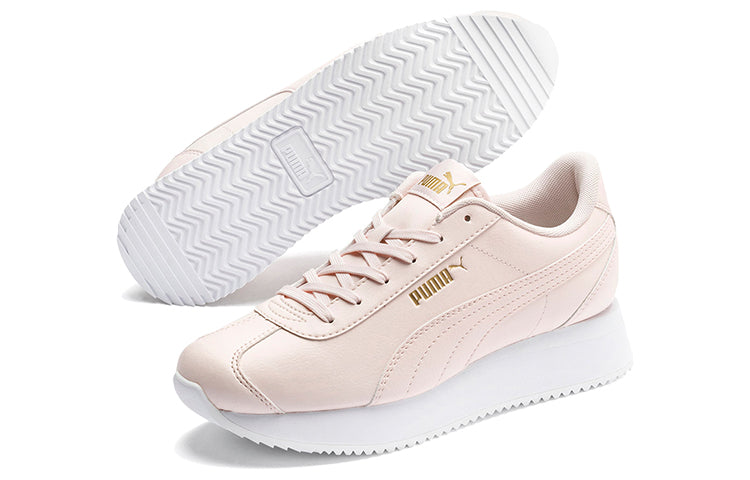 (WMNS) PUMA Turino Stacked Low-top Running Shoes Pink/White 371115-02