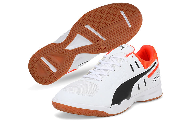 PUMA Auriz Indoor White/Black/Orange 105600-05