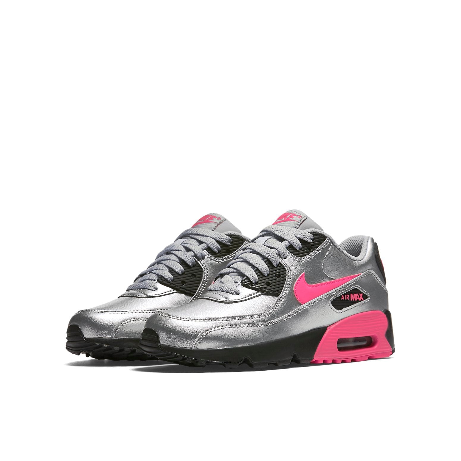 (GS) Nike Air Max 90 LTR 'Metallic Silver Pink' 833376-004
