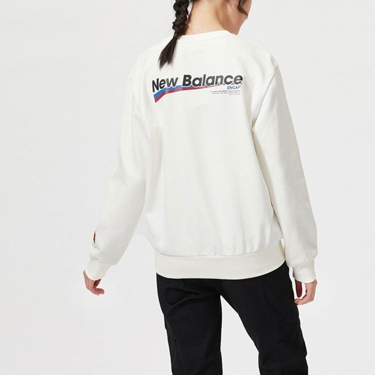 New Balance Unisex Round-neck Sweatshirt Ivory NCA34033-IV