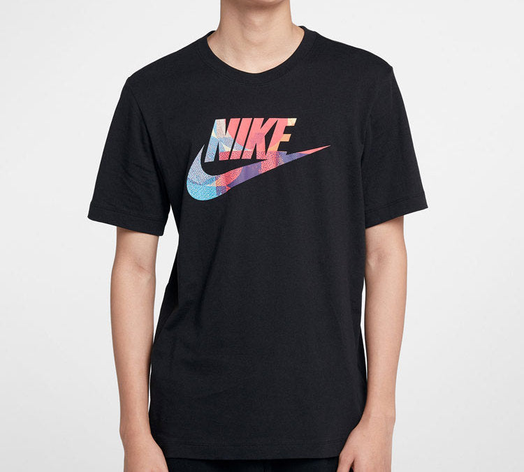 Nike Printing Large Logo Short Sleeve Black CT5653-010