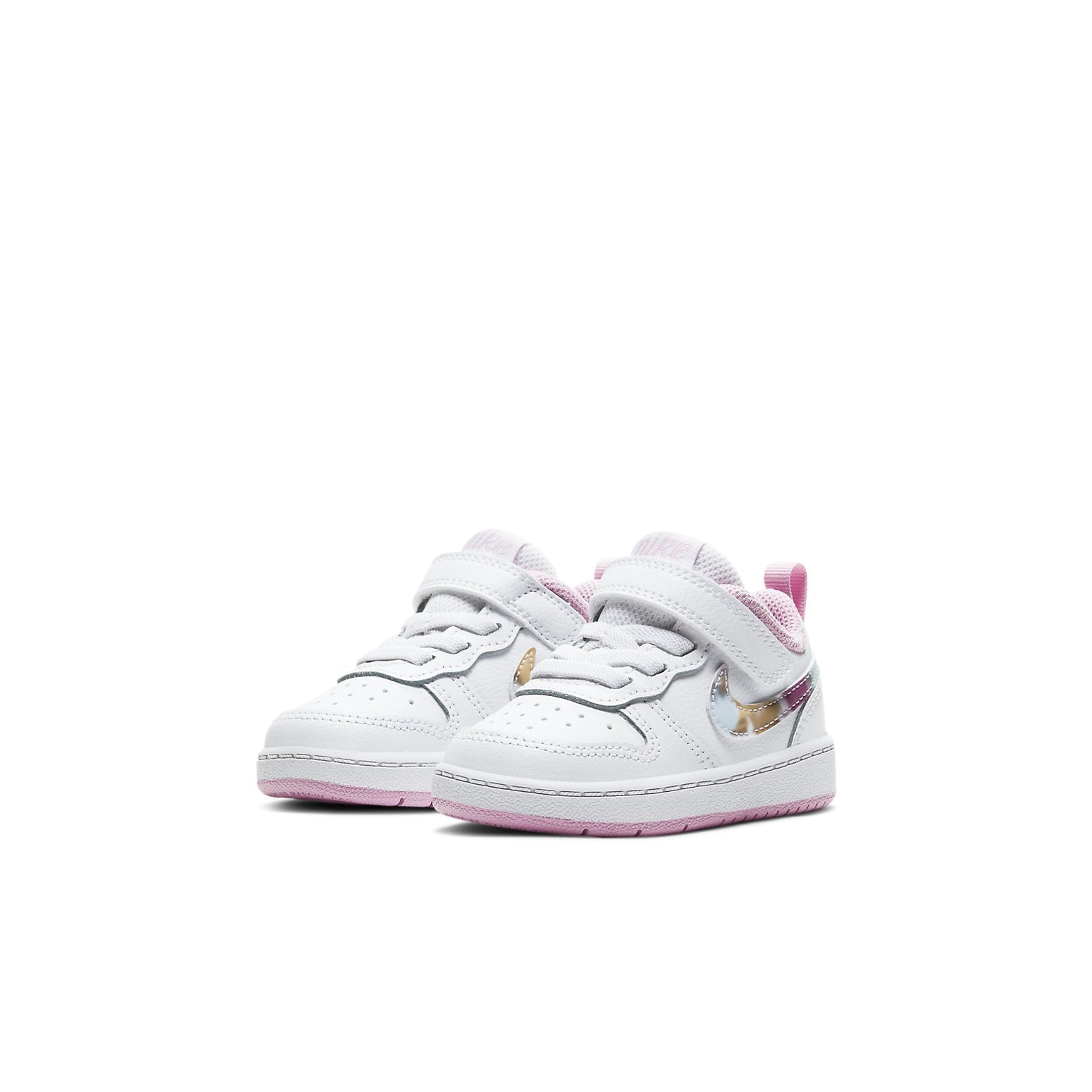 (TD) Nike Court Borough Low 2 SE 'White Pink' CZ6614-100