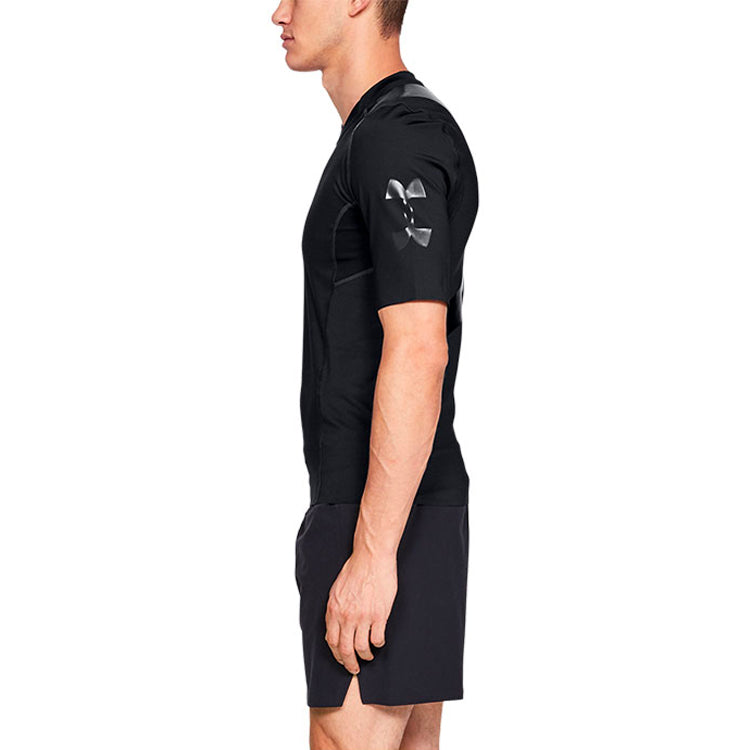 Under Armour Perpetual Superbase 1/2 Sleeve T-shirt 'Black' 1320980-001