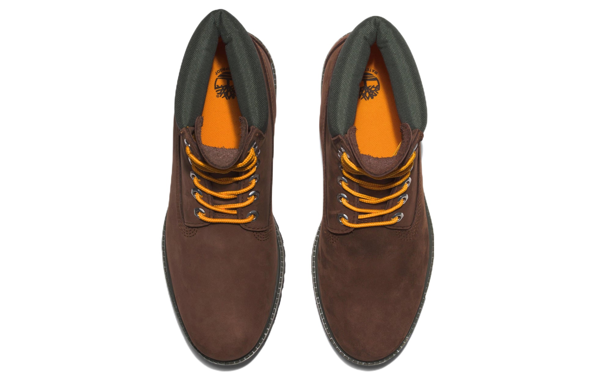 Timberland Premium 6 Inch Waterproof Boots 'Brown Orange' A2CX8931