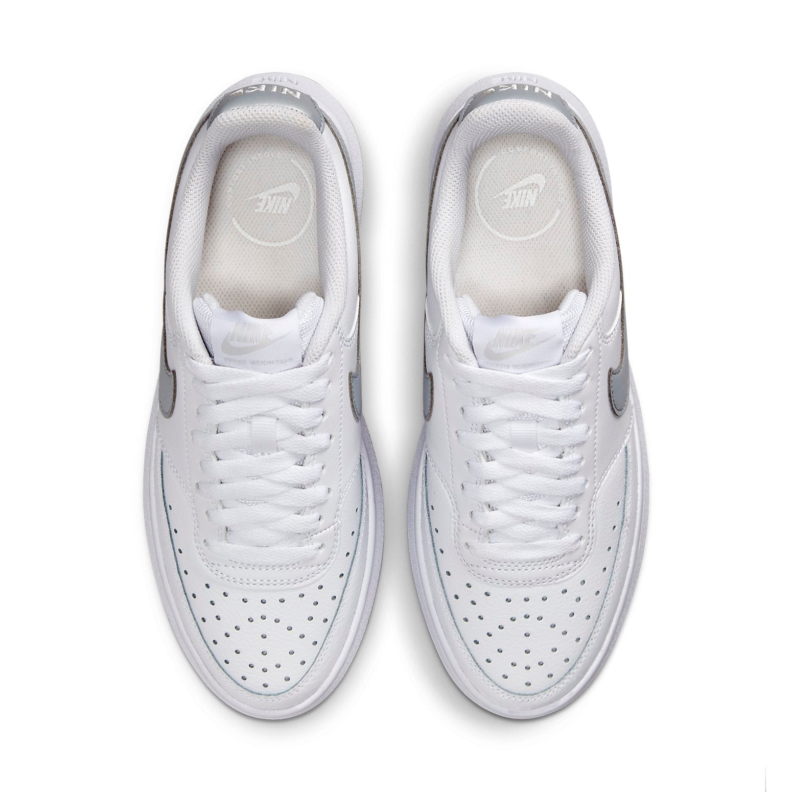 (WMNS) Nike Court Vision Alta 'White Metallic Platinum' DM0113-101