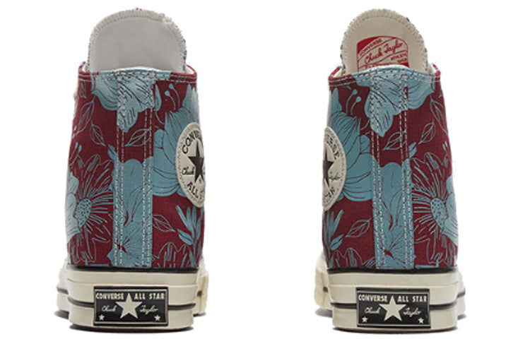 (WMNS) Converse Chuck Taylor All Star 1970s Red Blue Floral Sneakers 'Red Blue' 569235C
