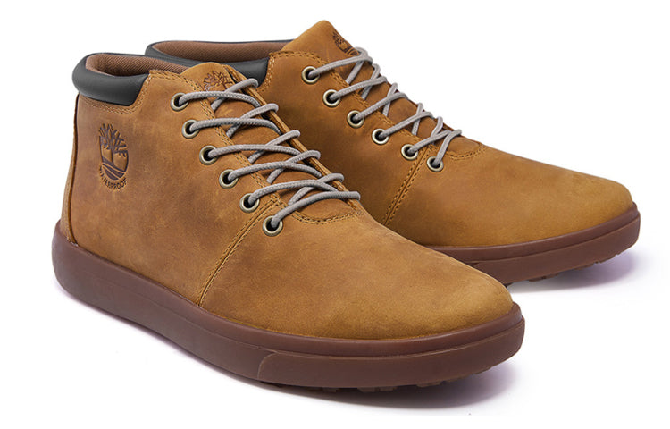 Timberland Ashwood Park Mid Waterproof Leather Chukka Boots 'Brown' A2DSCW
