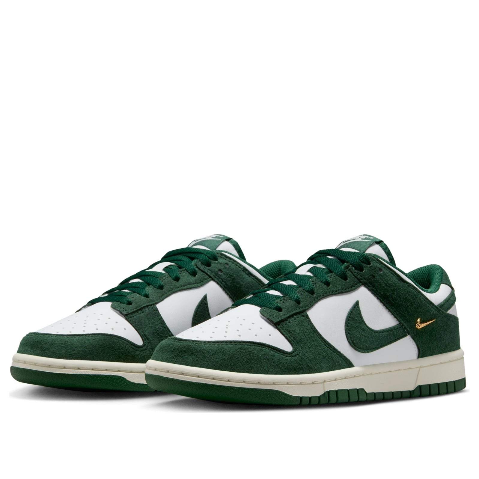 (WMNS) Nike Dunk Low 'Gorge Green Gold Mini Swoosh' IB4417-100