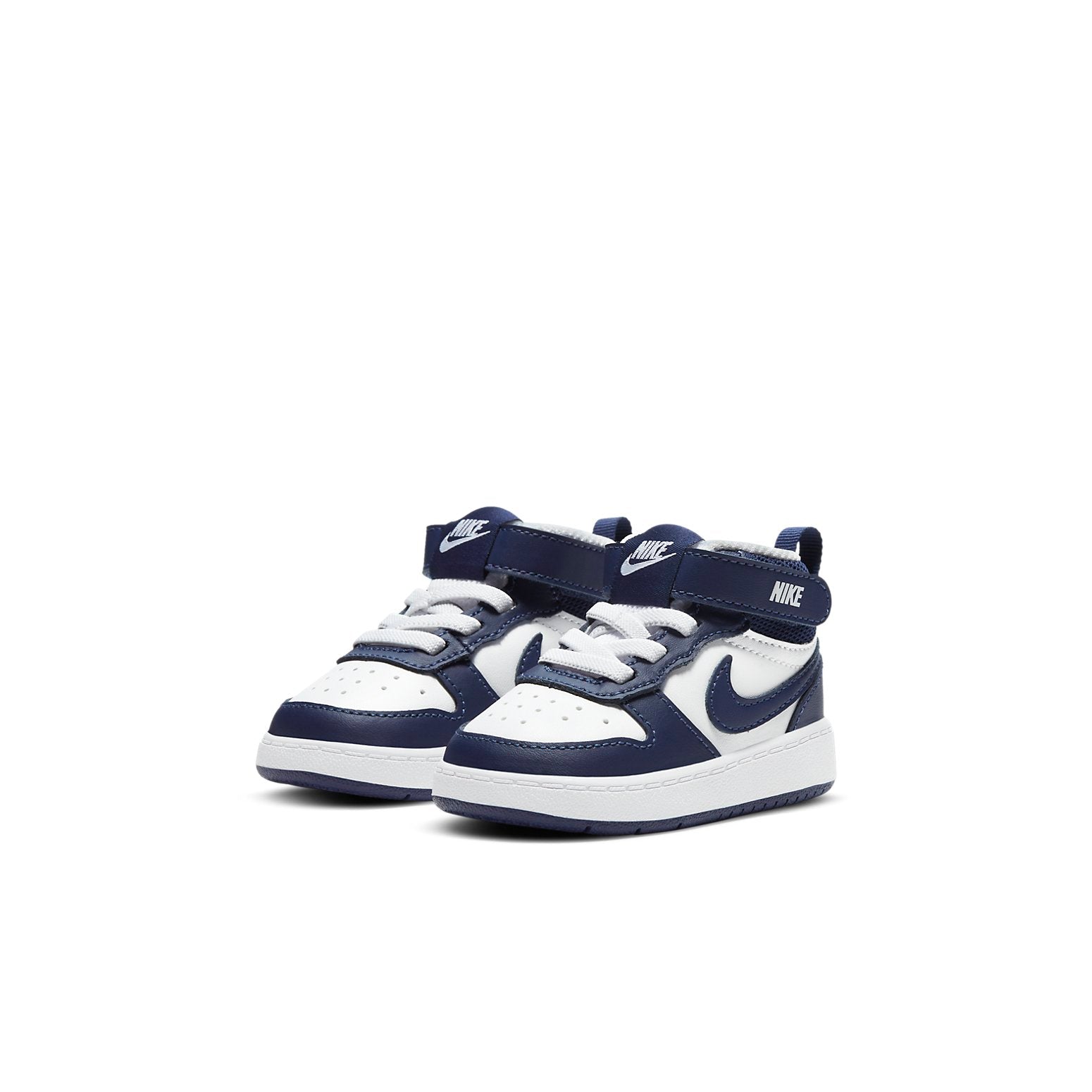 (TD) Nike Court Borough Mid 2 'White Signal Blue' CD7784-107