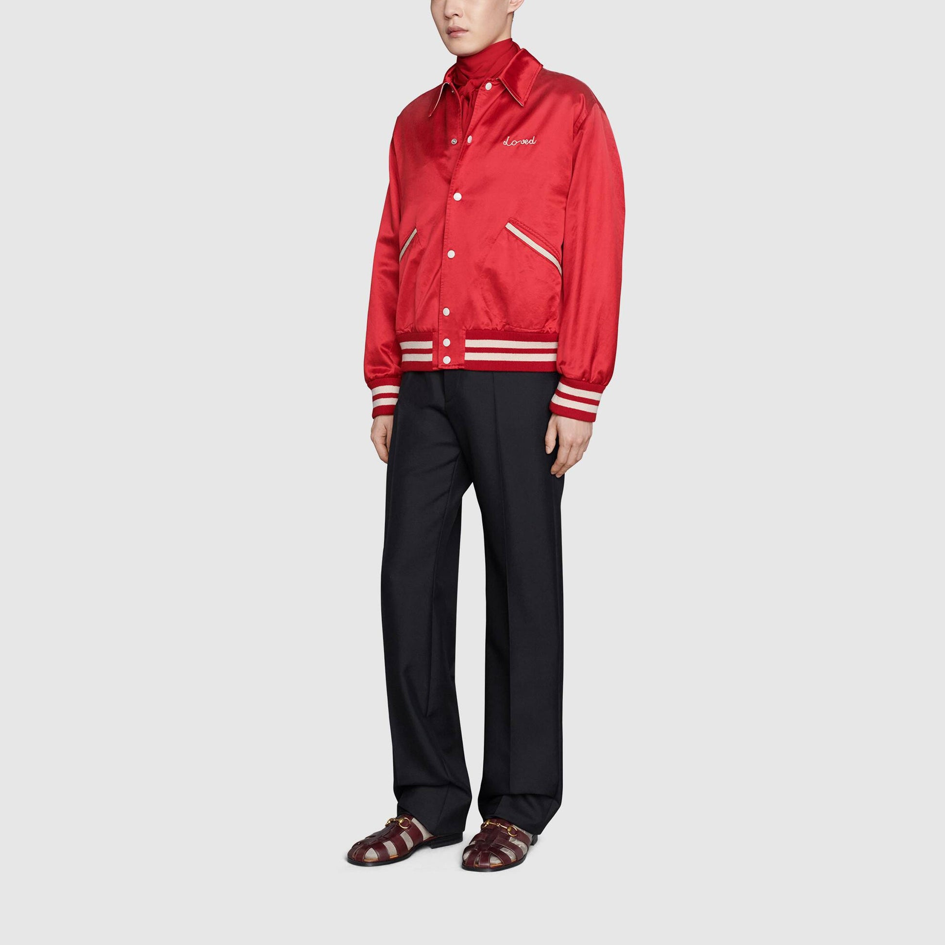 Gucci Les Pommes Shirt Jacket 'Red' 663647-ZAHCP-6429