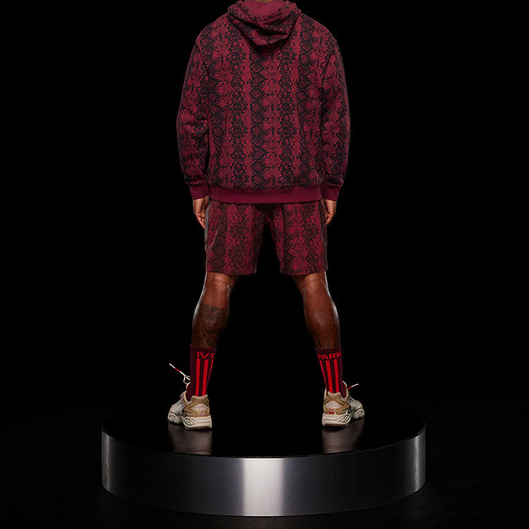 adidas originals x IVY PARK Crossover Casual Printing Hooded Long Sleeves Red HI1975