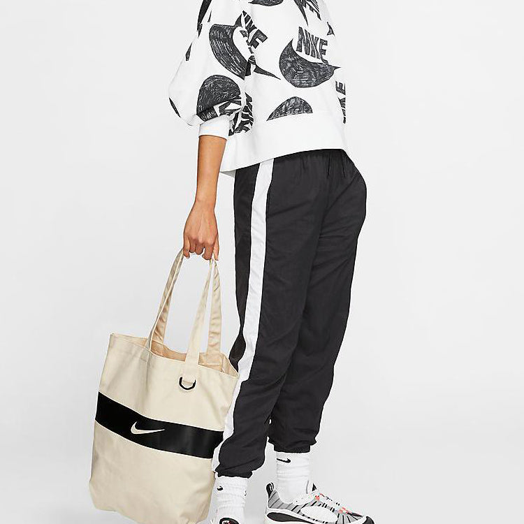 Nike Heritage Tote Bag 'Natural White Light Current Blue' BA6447-110